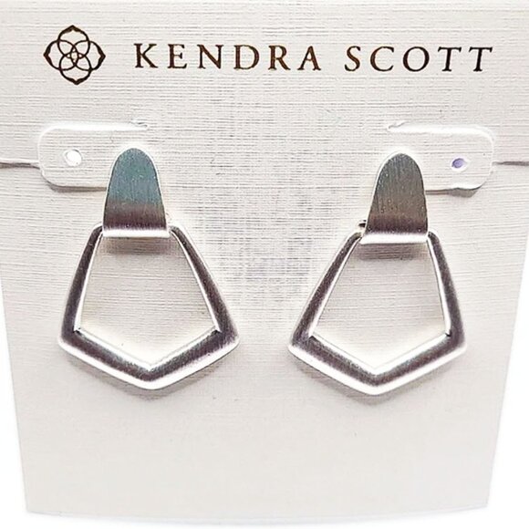 Kendra Scott Silver Paxton Earrings - Picture 4 of 6